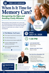 Memory Care Webinar